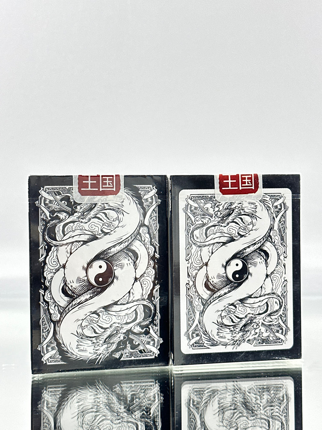 Bicycle Middle Kingdom Black And White Playing Cards Set