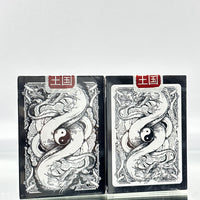 Bicycle Middle Kingdom Black And White Playing Cards Set