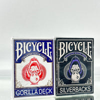 Bicycle Gorilla And Gorilla Silverbacks Playing Cards Set