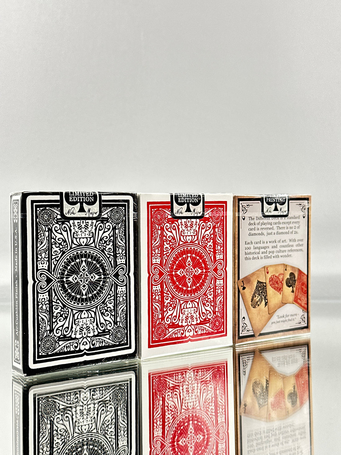 Bicycle Different Black, White And Unbranded Playing Cards Set
