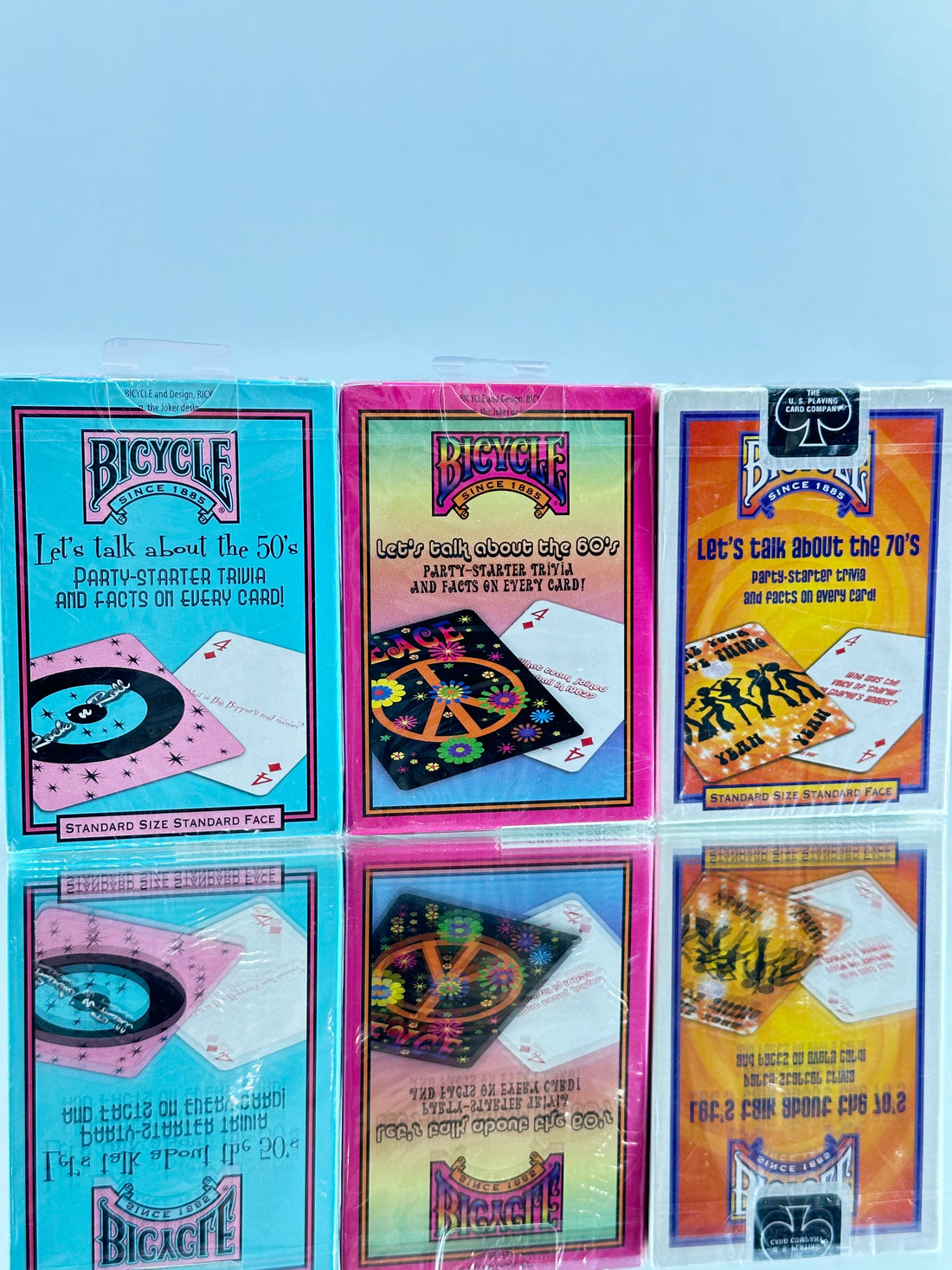 Bicycle Party Starters 50s, 60s, 70s Playing Cards Set