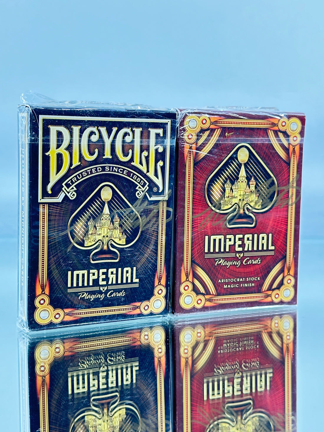 Bicycle Imperial Black And Imperial Unbranded Red Playing Cards Set