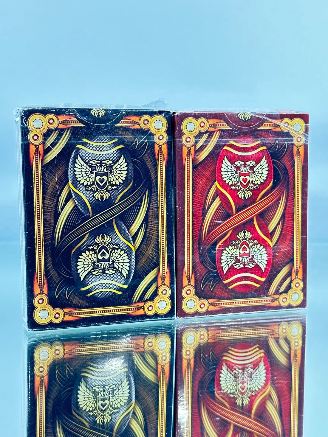 Bicycle Imperial Black And Imperial Unbranded Red Playing Cards Set