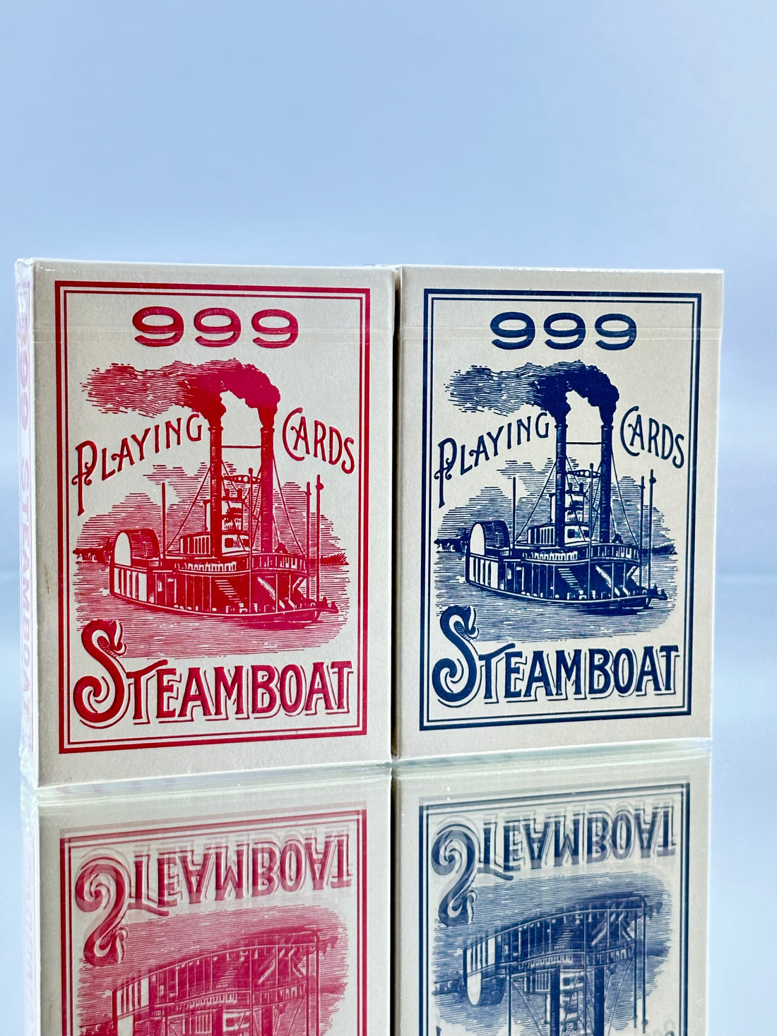 Steamboat 999 Playing Cards Set (Red, Blue)