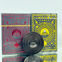 Incubo Divoramondo And Mezzanotte Playing Cards Set by Thirdwayindustries (Coin Included)