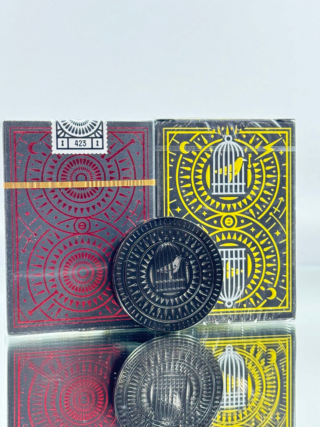 Incubo Divoramondo And Mezzanotte Playing Cards Set by Thirdwayindustries (Coin Included)