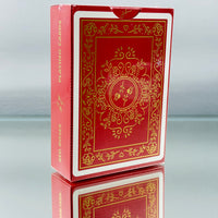 Red Roses Playing Cards: Premium Gold Foil Edition Collector's Box (Four Decks)