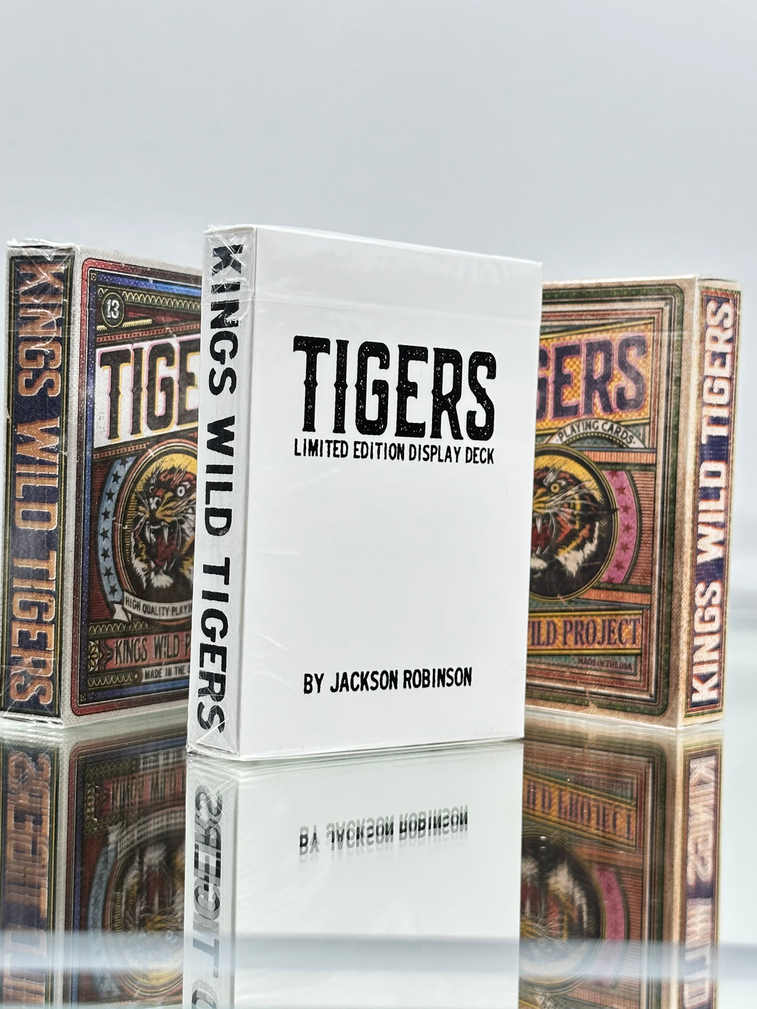 TIGERS Kings Wild Project Playing Cards SET of 3 (V2, V3, White Limited)