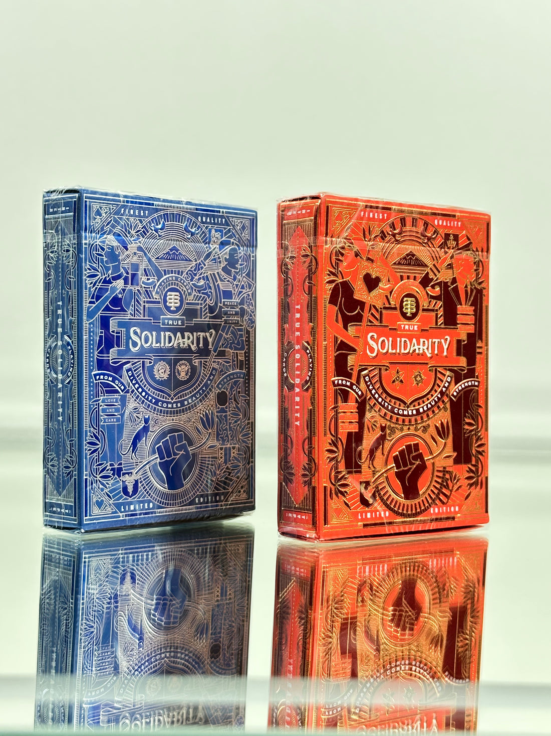Solidarity Playing Cards USPCC (Loving Red and Navy Blue)