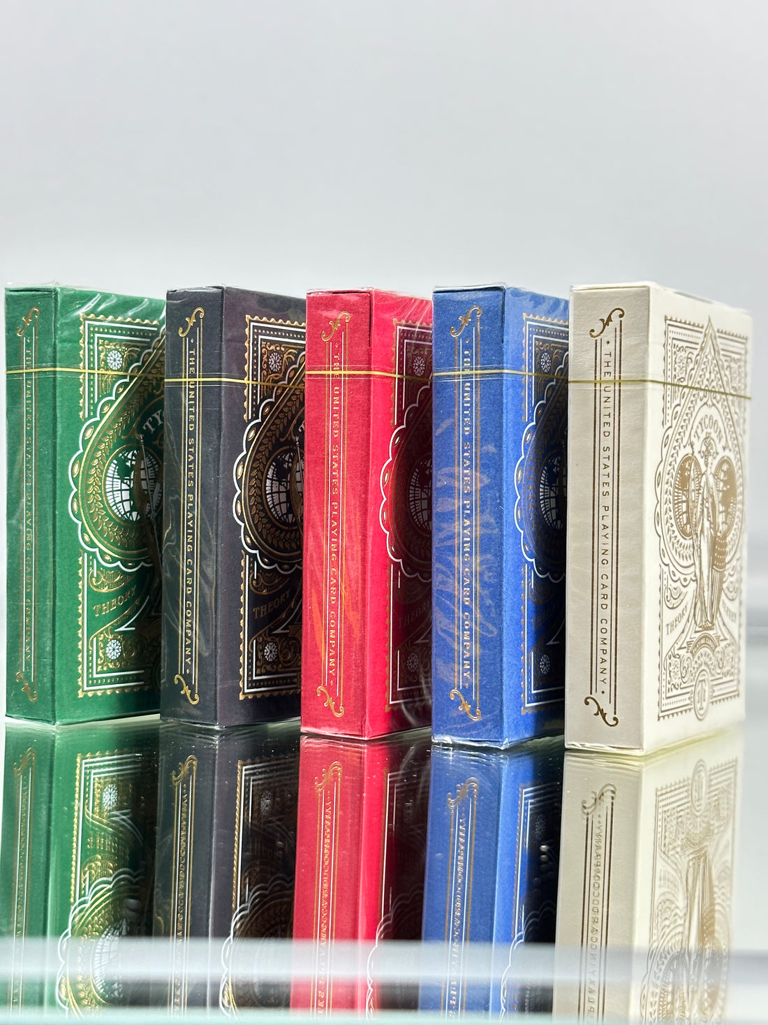 Tycoon Crimson Playing Cards SET OF 5 USPCC (GREEN, BLACK, RED, BLUE, IVORY)