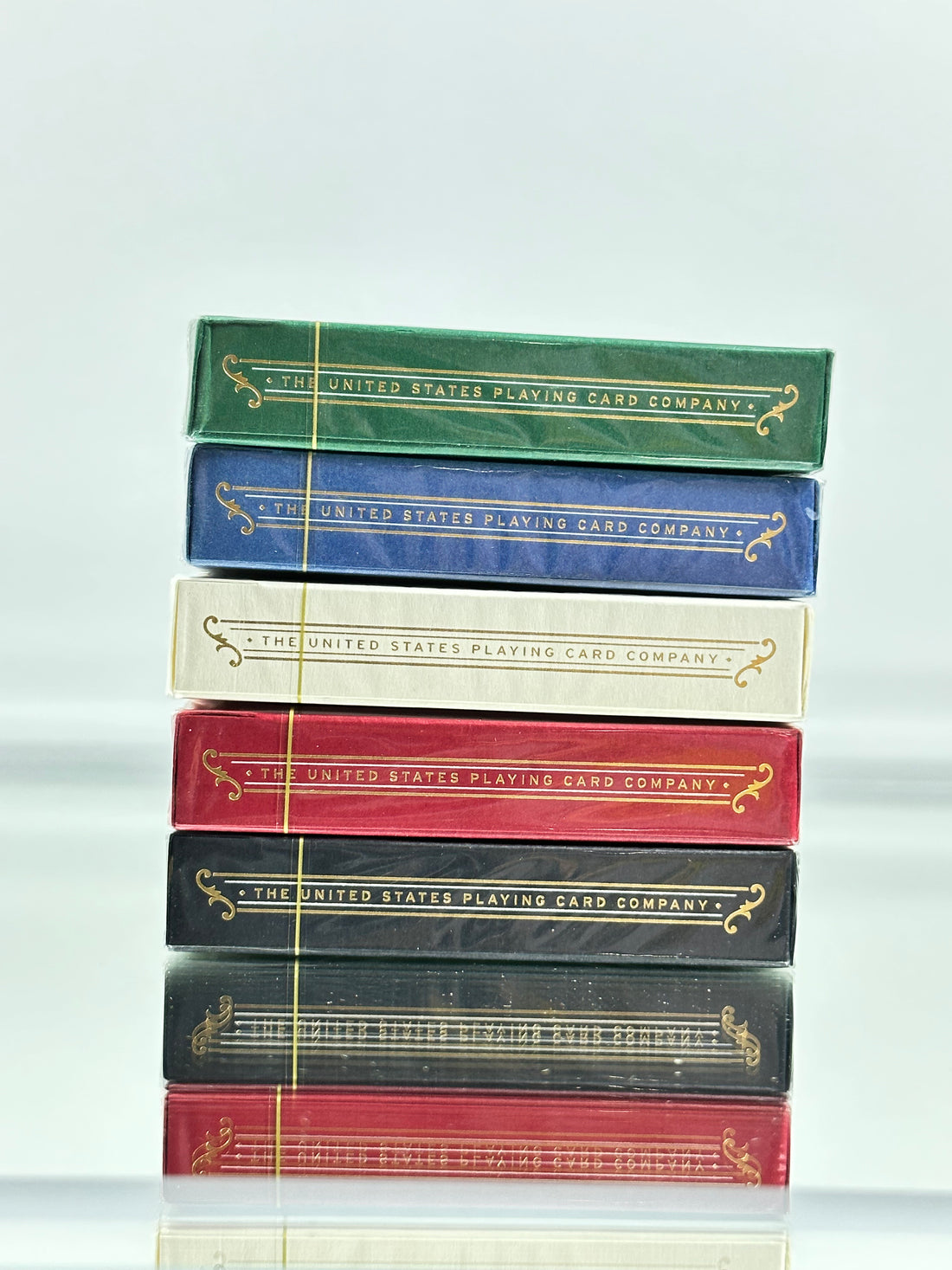 Tycoon Crimson Playing Cards SET OF 5 USPCC (GREEN, BLACK, RED, BLUE, IVORY)