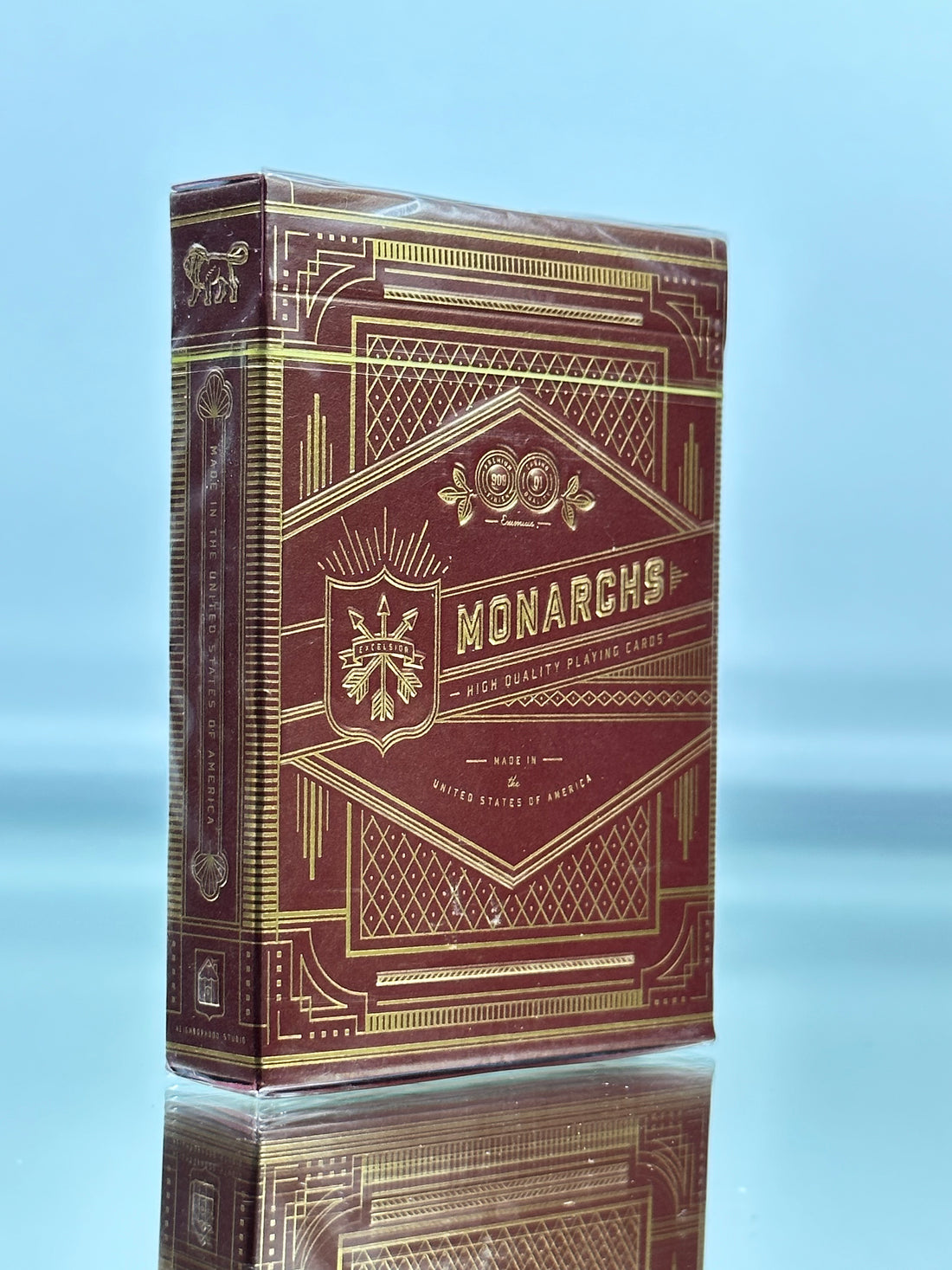 Monarchs Red Playing Cards USPCC
