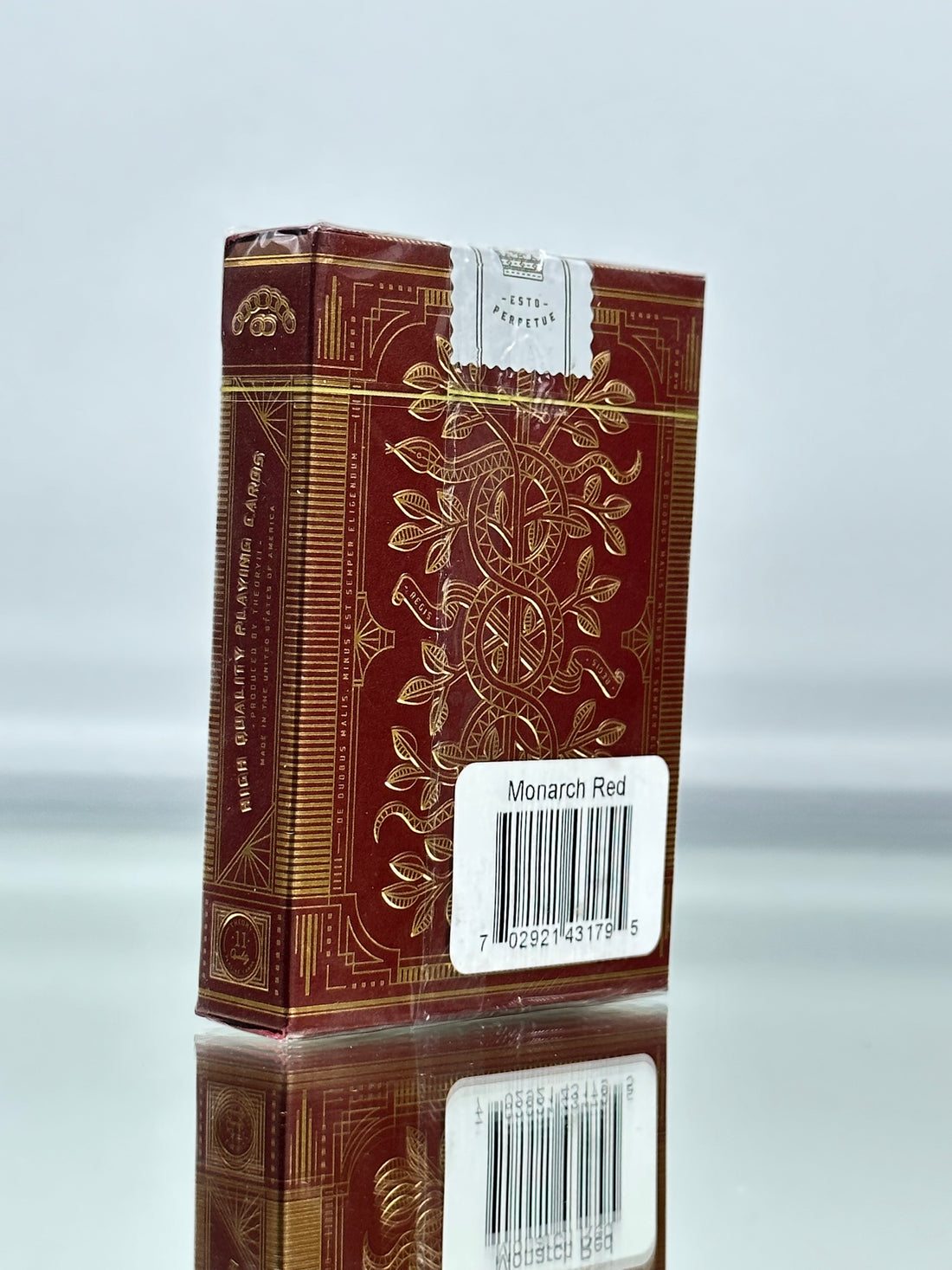Monarchs Red Playing Cards USPCC