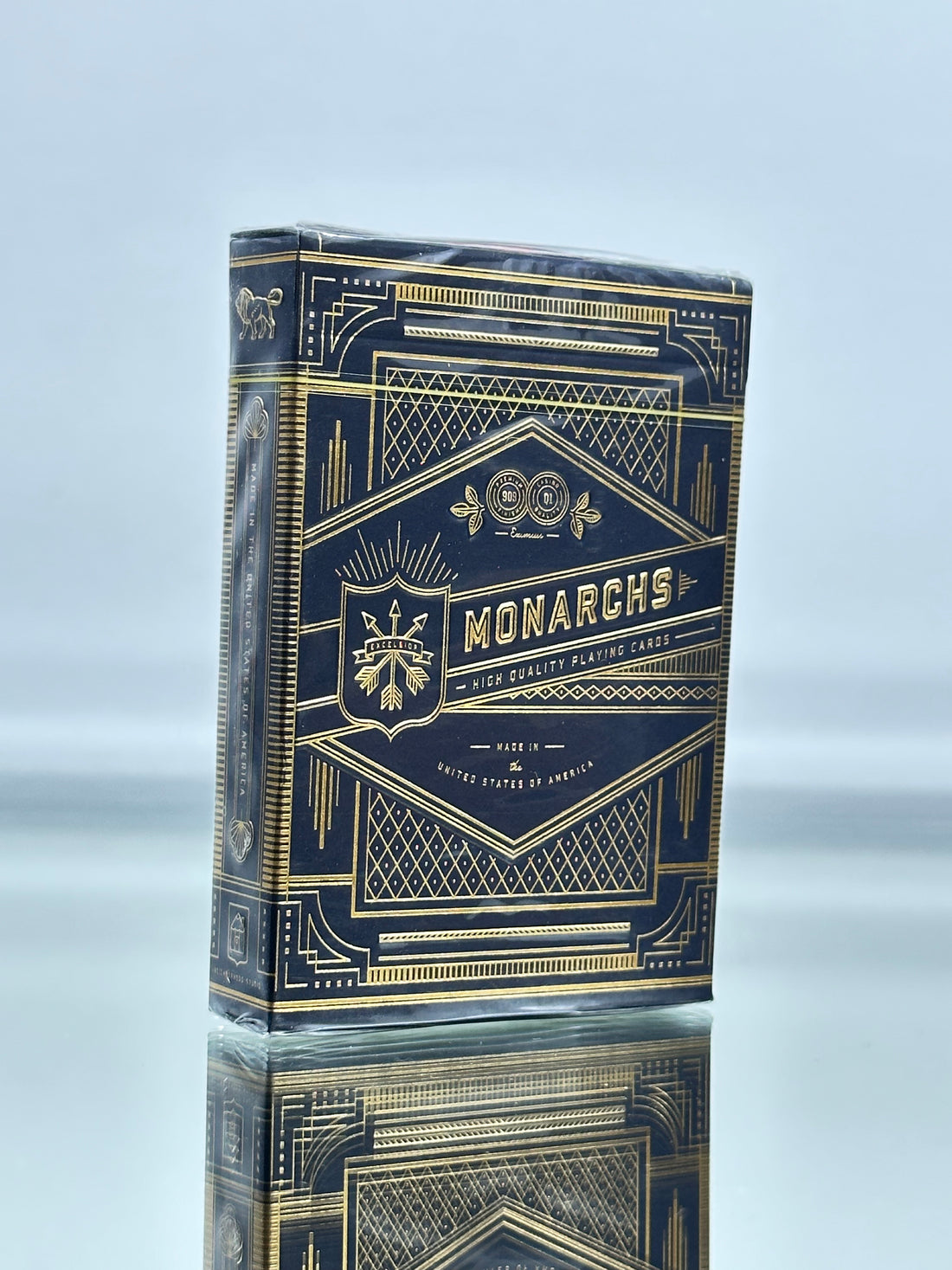 Monarchs Standard Blue Playing Cards USPCC