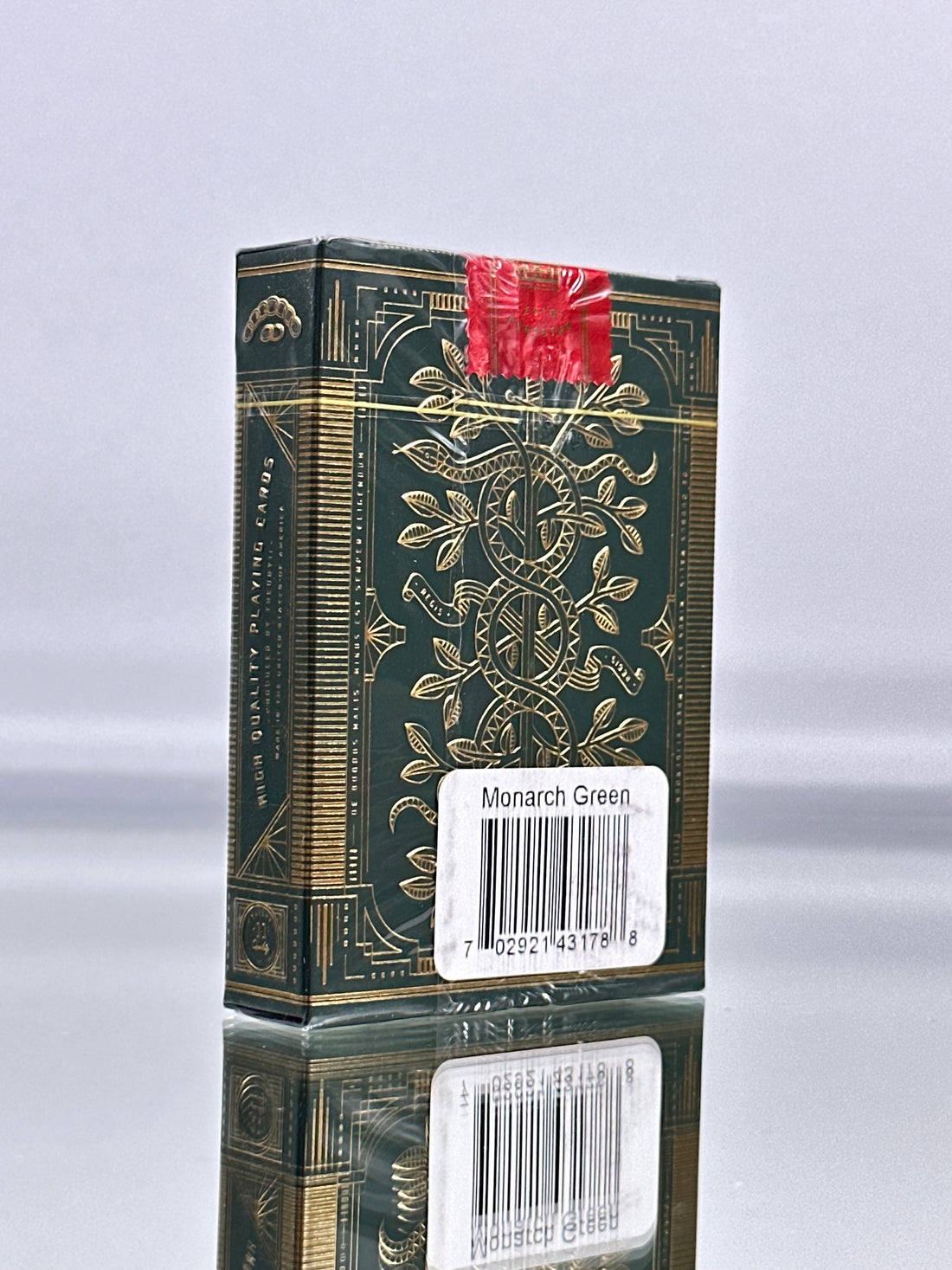 Monarchs Green Playing Cards USPCC