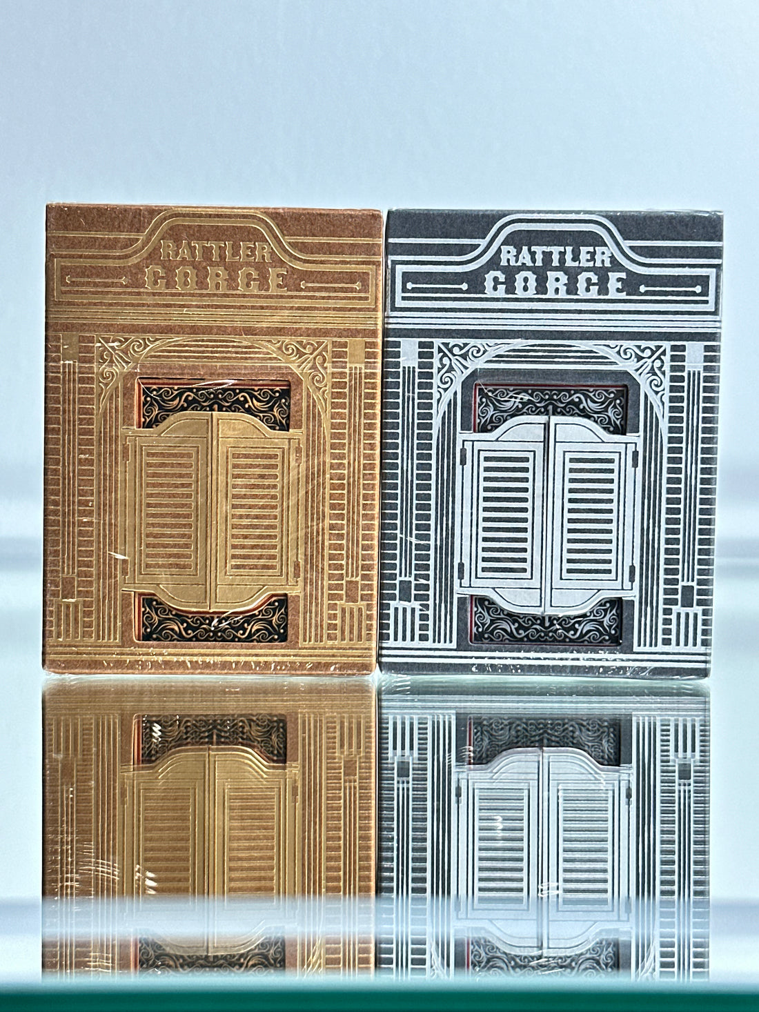 Rattler Gorge Playing Cards Set Cartamundi (Desert Dust and Noir)
