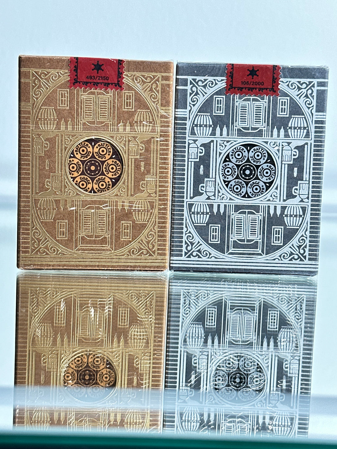 Rattler Gorge Playing Cards Set Cartamundi (Desert Dust and Noir)