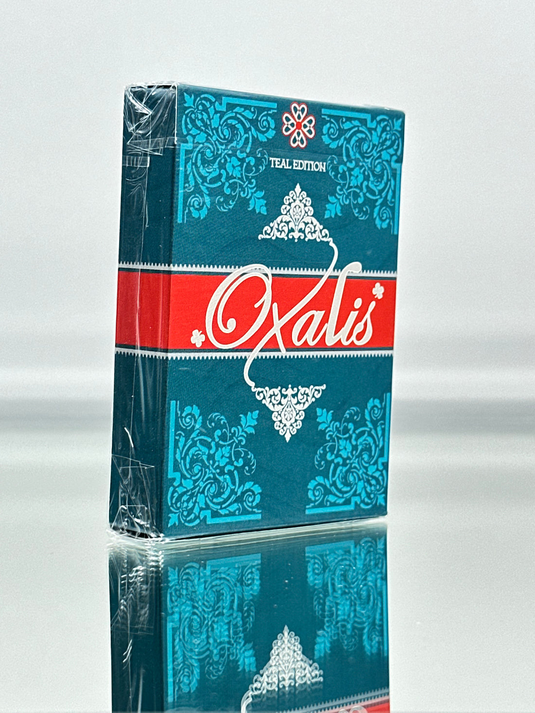Oxalis Teal Playing Cards USPCC