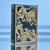 Golden Kings Playing Cards: Tiger & Dragon Edition