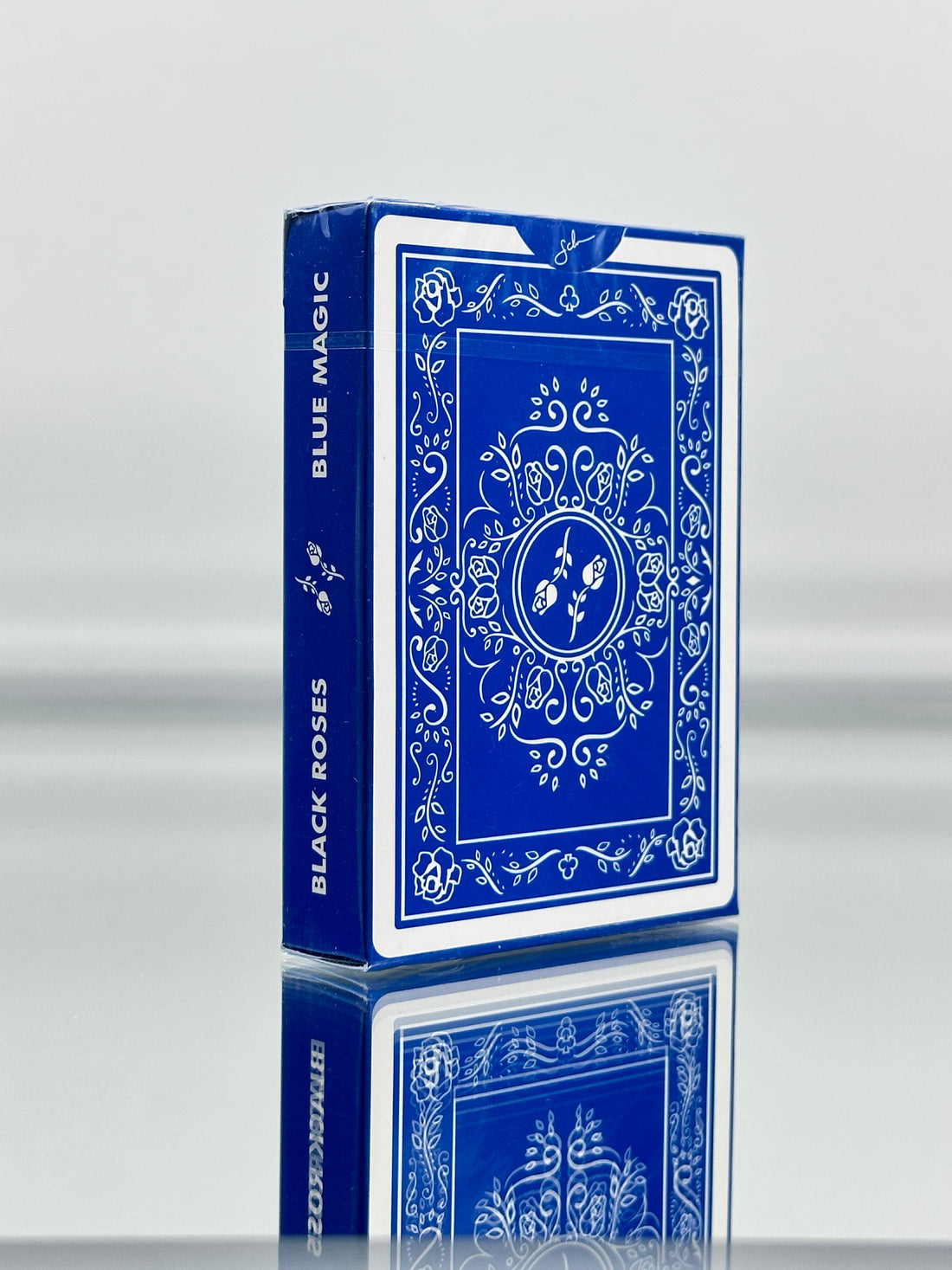 Black Roses Blue Magic Playing Cards USPCC