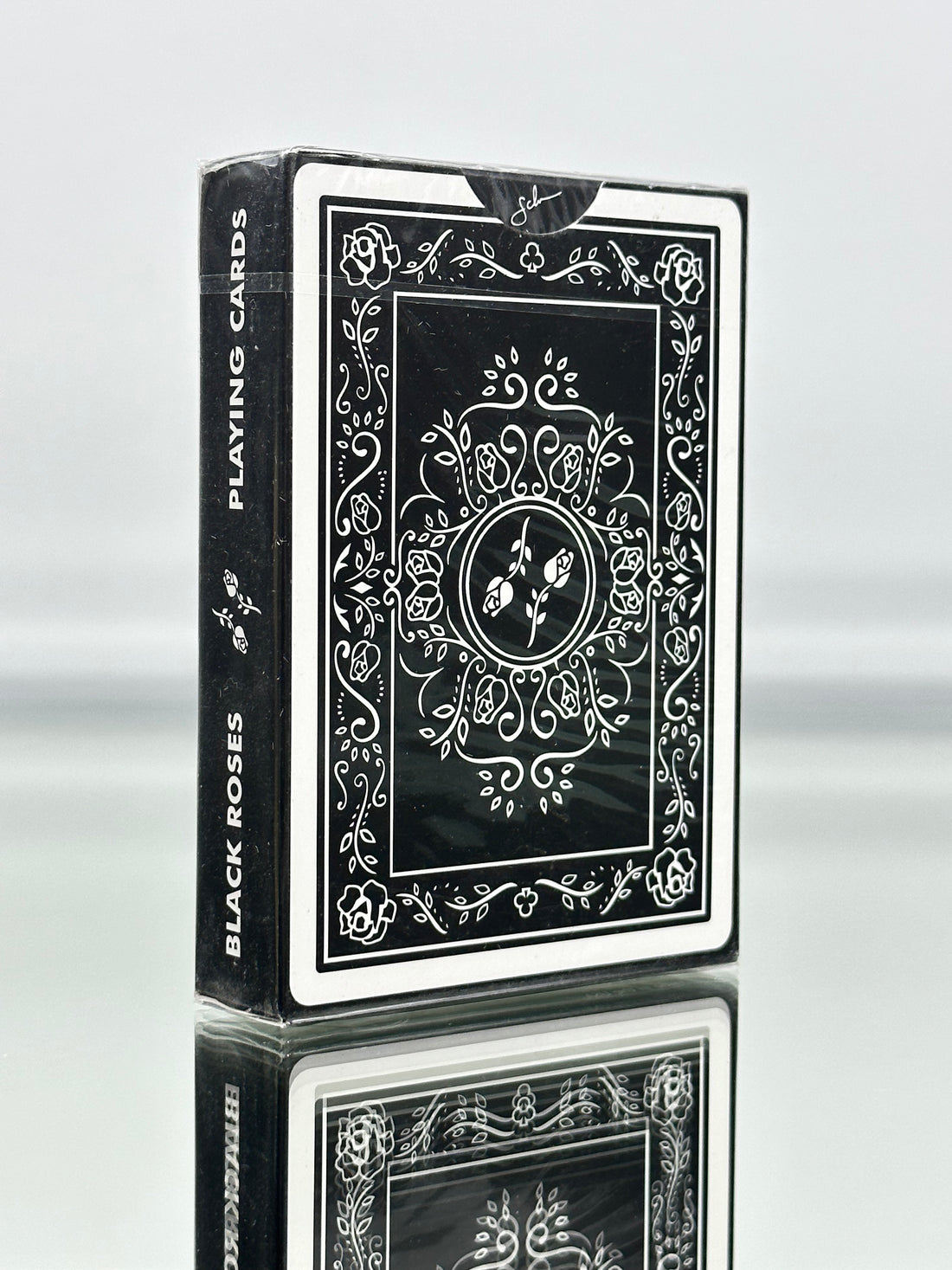Black Roses Marked Playing Cards USPCC