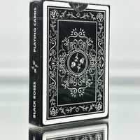 Black Roses Marked Playing Cards USPCC