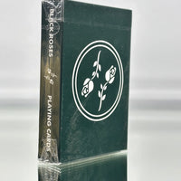 Black Roses 2nd Edition Green Playing Cards USPCC