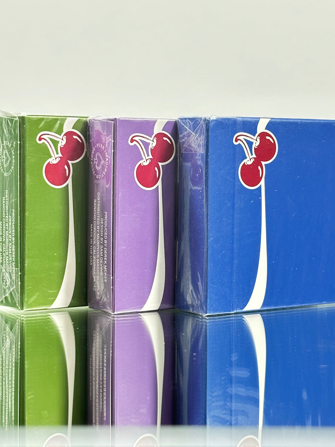 Cherry Casino Playing Cards SET Of 3 USPCC (GREEN, PURPLE, BLUE)