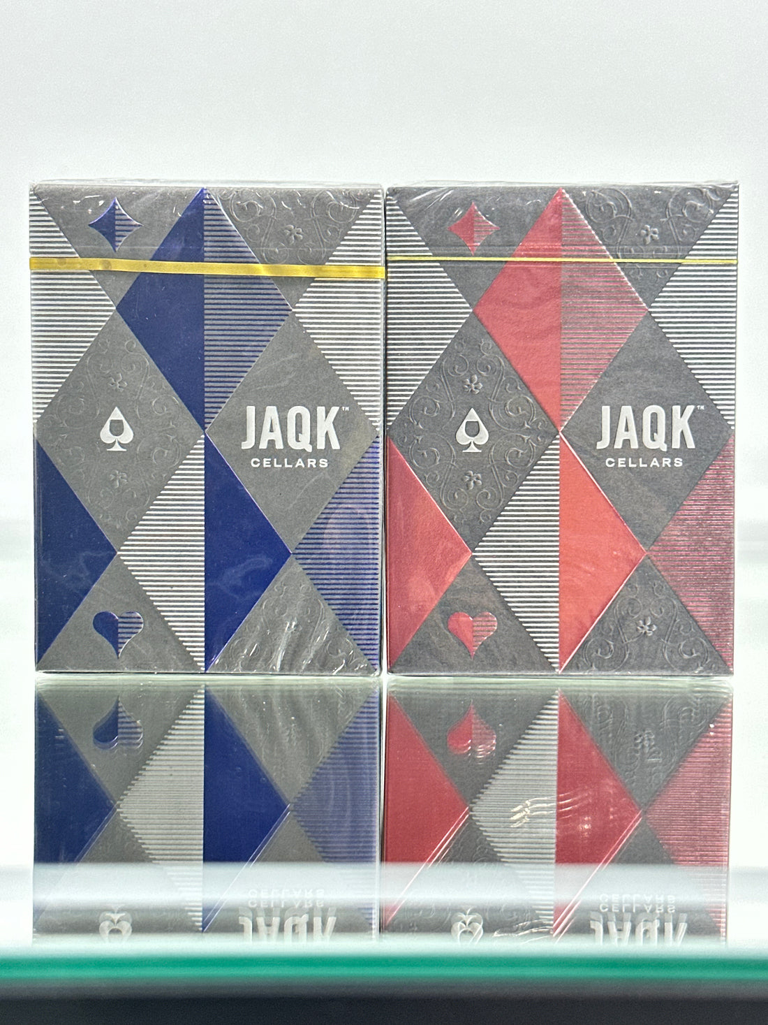 JAQK Cellars Playing Cards SET Of 2 USPCC (Blue, Rose)