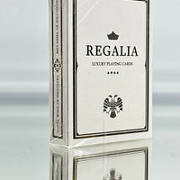 Regalia White Gold Luxury Playing Cards Cartamundi