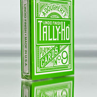 Reverse Circle Green Back Tally-Ho Playing Cards Deck