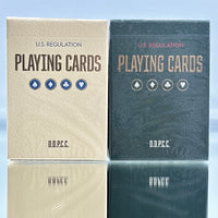 U.S. Regulation Playing Cards Vintage Plaid Set Of 2