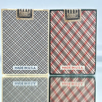 U.S. Regulation Playing Cards Vintage Plaid Set Of 2