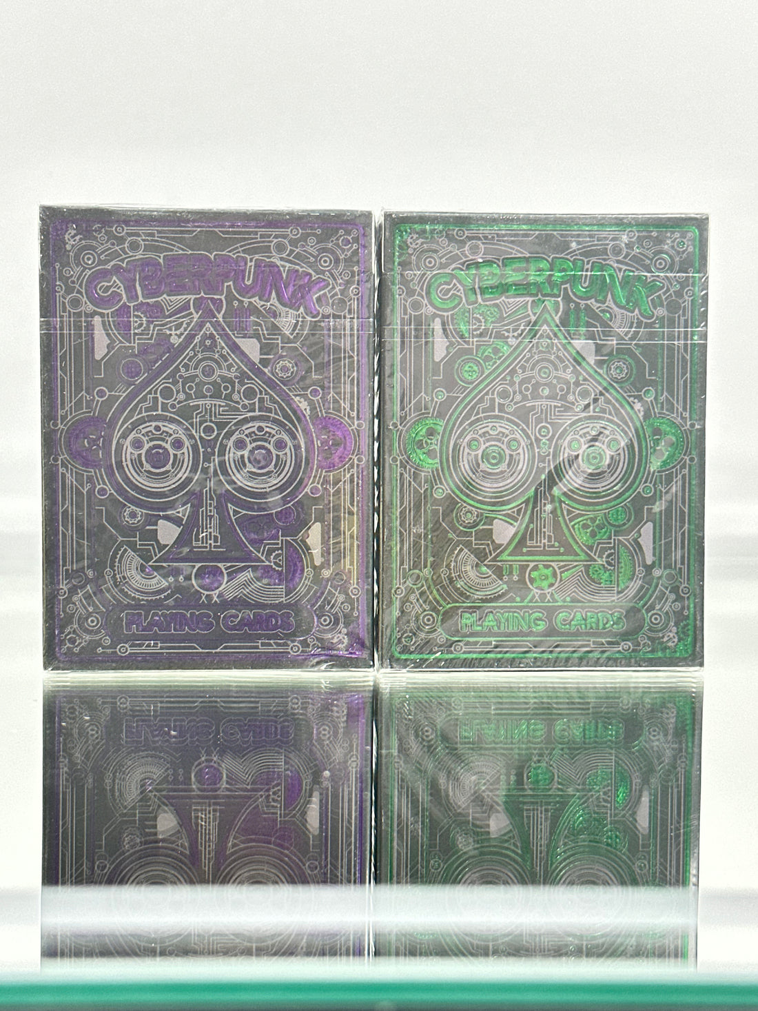 CYBERPUNK Elephant Playing Cards Set (Pink, Green)
