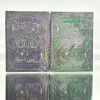 CYBERPUNK Elephant Playing Cards Set (Pink, Green)