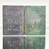 CYBERPUNK Elephant Playing Cards Set (Pink, Green)
