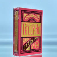 Tally-Ho MetalLuxe Red Playing Cards