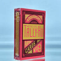 Tally-Ho MetalLuxe Red Playing Cards