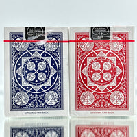 Tally-Ho Blue & Red Fan Back 2 Deck Set Playing Card