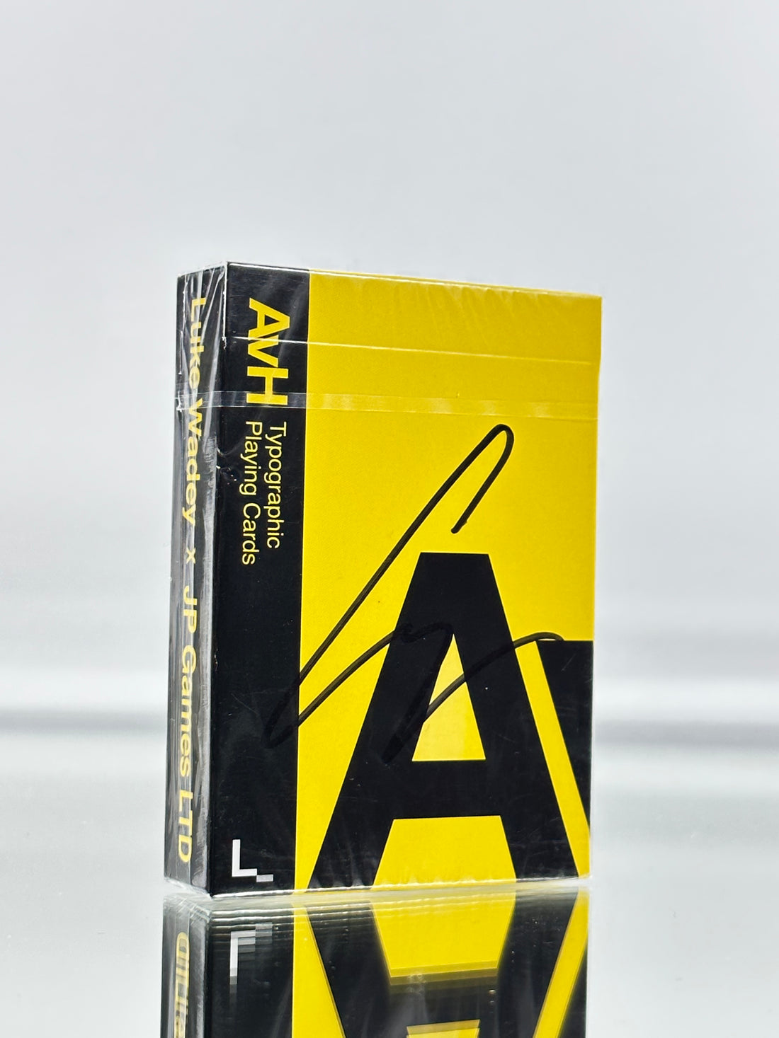 AvH Typographic Playing Cards Cartamundi SIGNED