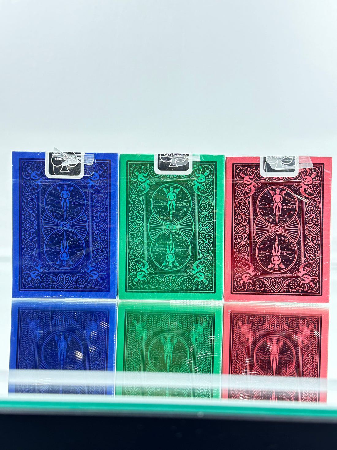 Bicycle Metalluxe Playing Cards Set of 3 (Blue, Green, Red)