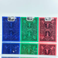 Bicycle Metalluxe Playing Cards Set of 3 (Blue, Green, Red)