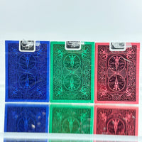Bicycle Metalluxe Playing Cards Set of 3 (Blue, Green, Red)
