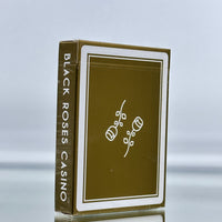 Black Roses Casino Deck Playing Cards (Gold)