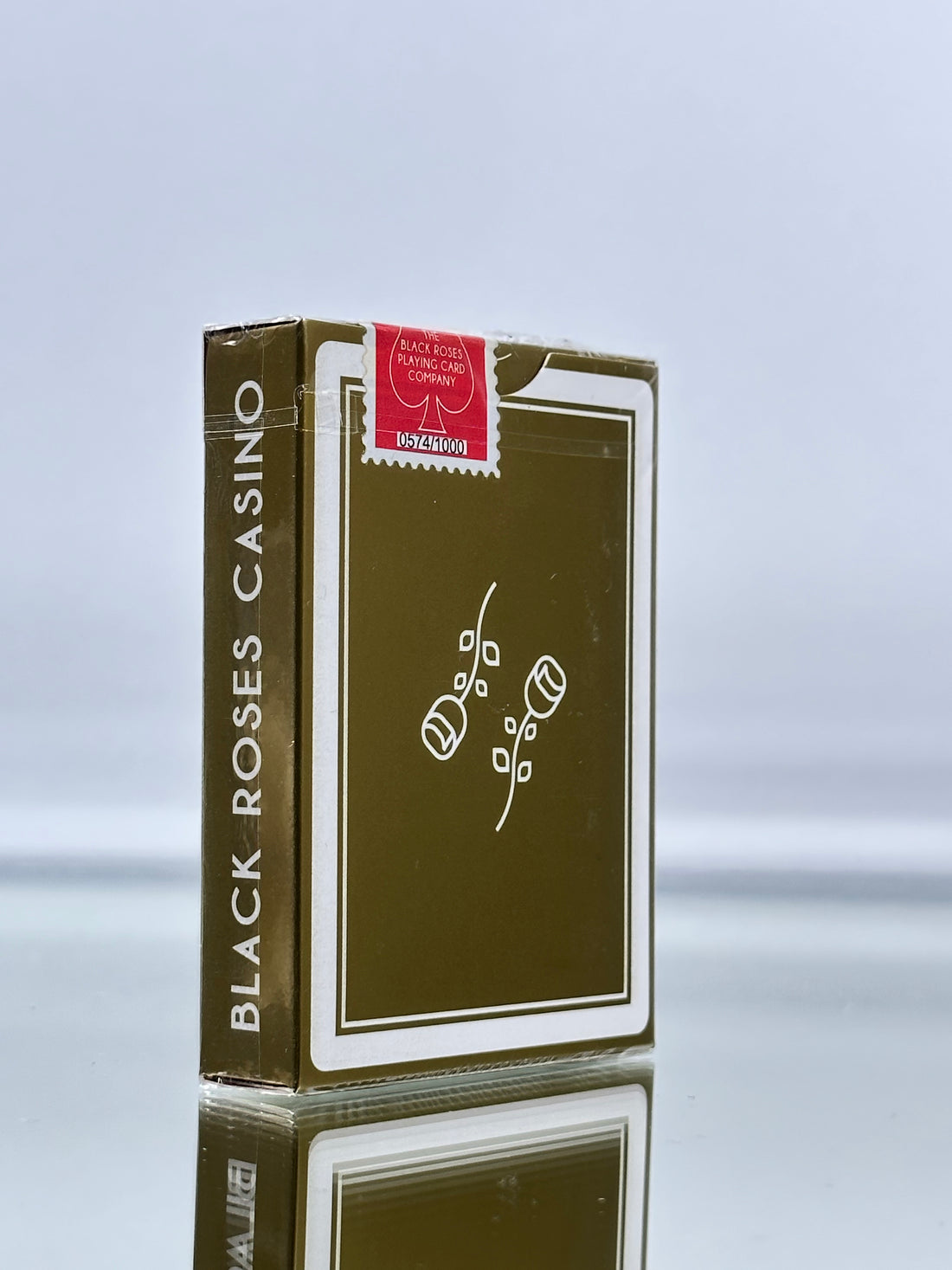 Black Roses Casino Deck Playing Cards (Gold)