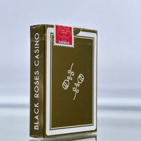 Black Roses Casino Deck Playing Cards (Gold)