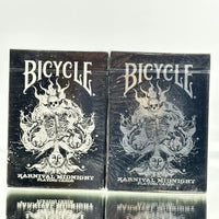 Bicycle Karnival Midnight Foil Case And Standard Playing Cards Set