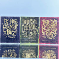 The Lord Of The Rings The Fellowship Of The Rings Luxury Playing Cards Set Of 3 ( Gilded, Limited Edition, Standard)