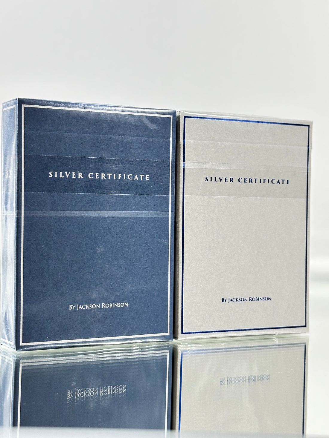 Silver Certificate Playing Cards Set (Limited And Foiled Edition)