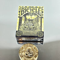 Bicycle Blue Collar Playing Cards Deck With COIN